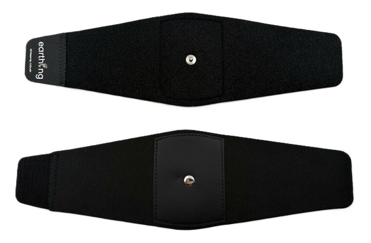 EARTHING&reg; Universele aardingsvoetband met krulsnoer (5m) voor voet, enkel, pols of arm