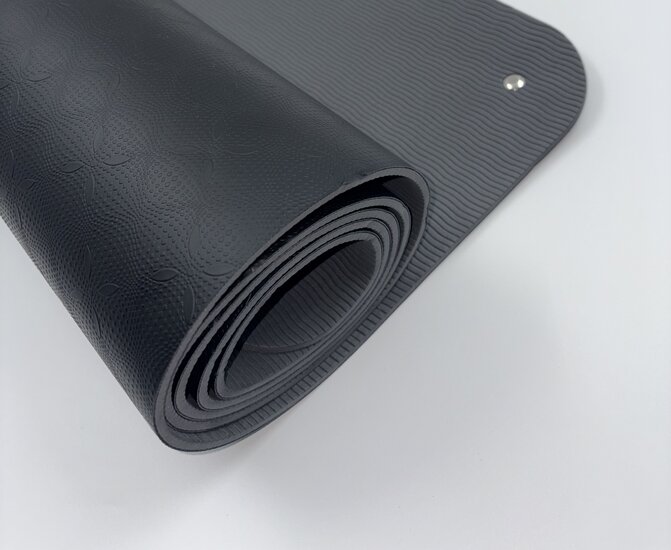 Yoga aardingsmat met yogatas van eco katoen 