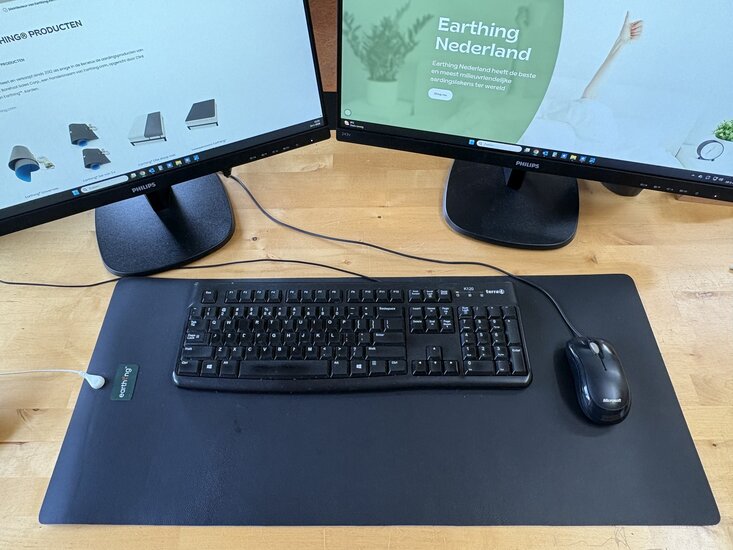 Earthing&reg; Universele aardingsmat met aansluitkabel en EU aardingsstekker