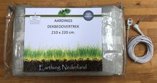 Shielding Aardings-dekbedovertrek voor 2 persoons dekbed van 210 x (max.) 220 cm