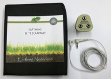 Tweepersoons Earthing® Elite slaap mat met aansluitsnoer en EU aardingsstekker