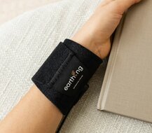 EARTHING&reg; Universele aardingsvoetband met krulsnoer (5m) voor voet, enkel, pols of arm